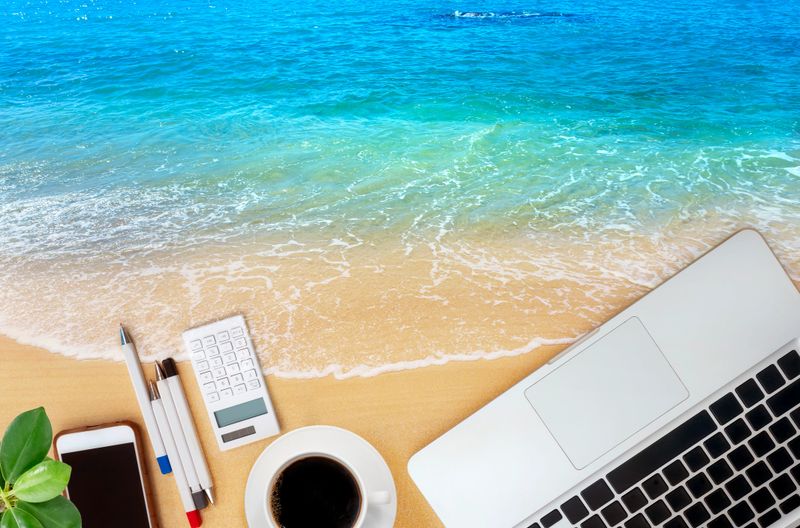 work anywhere ,new working space concept