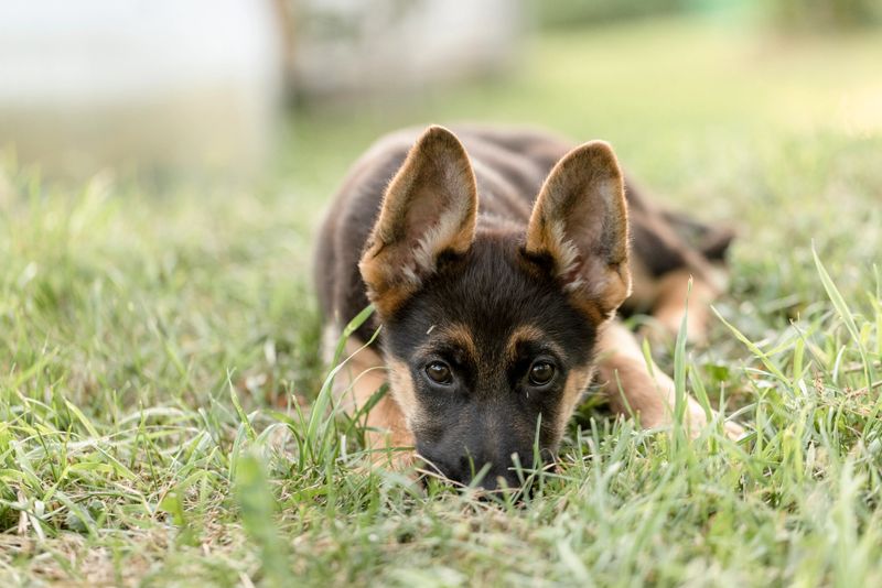 German shepherd puppy