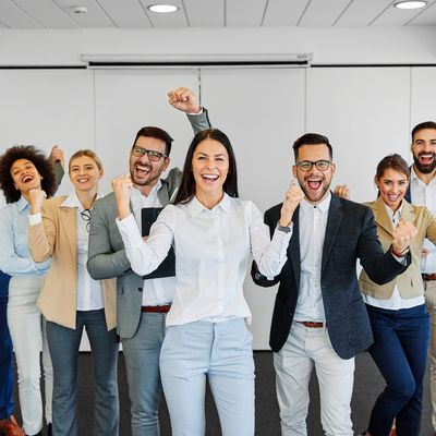 Time comemorando cosquista - corporativo