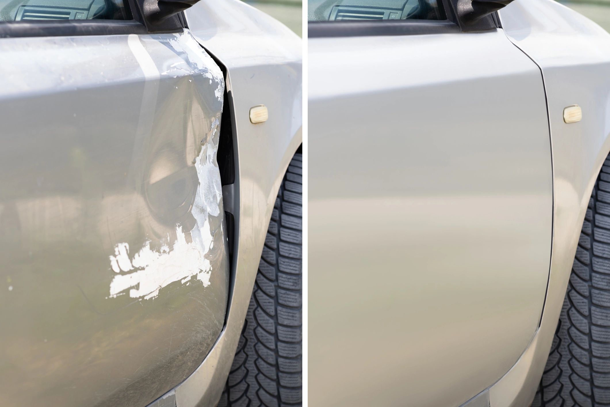 D & T Auto Body repair shop photo 1