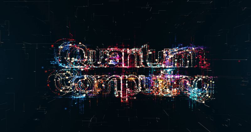 Quantum computing, quantum entanglement letters forming in digital artificial intelligence process