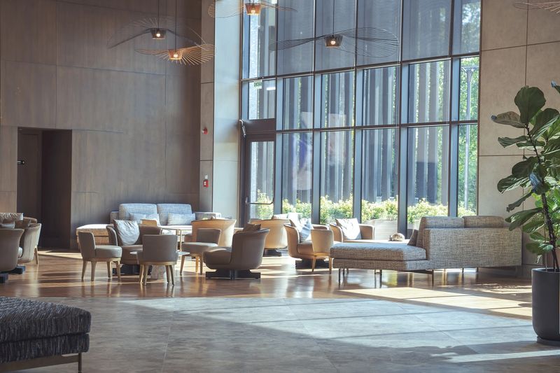 Luxury five stars hotel's lobby