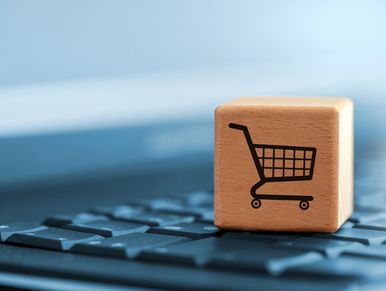 Icon depicting online shopping assistance
