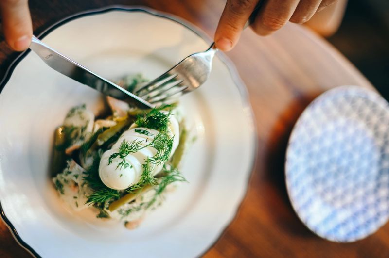 Gourmet restaurant meal