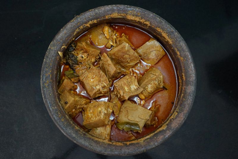 Sri Lankan style young green jackfruit curry