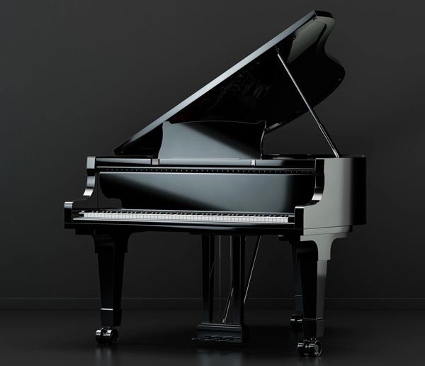 Grand Piano on a stage