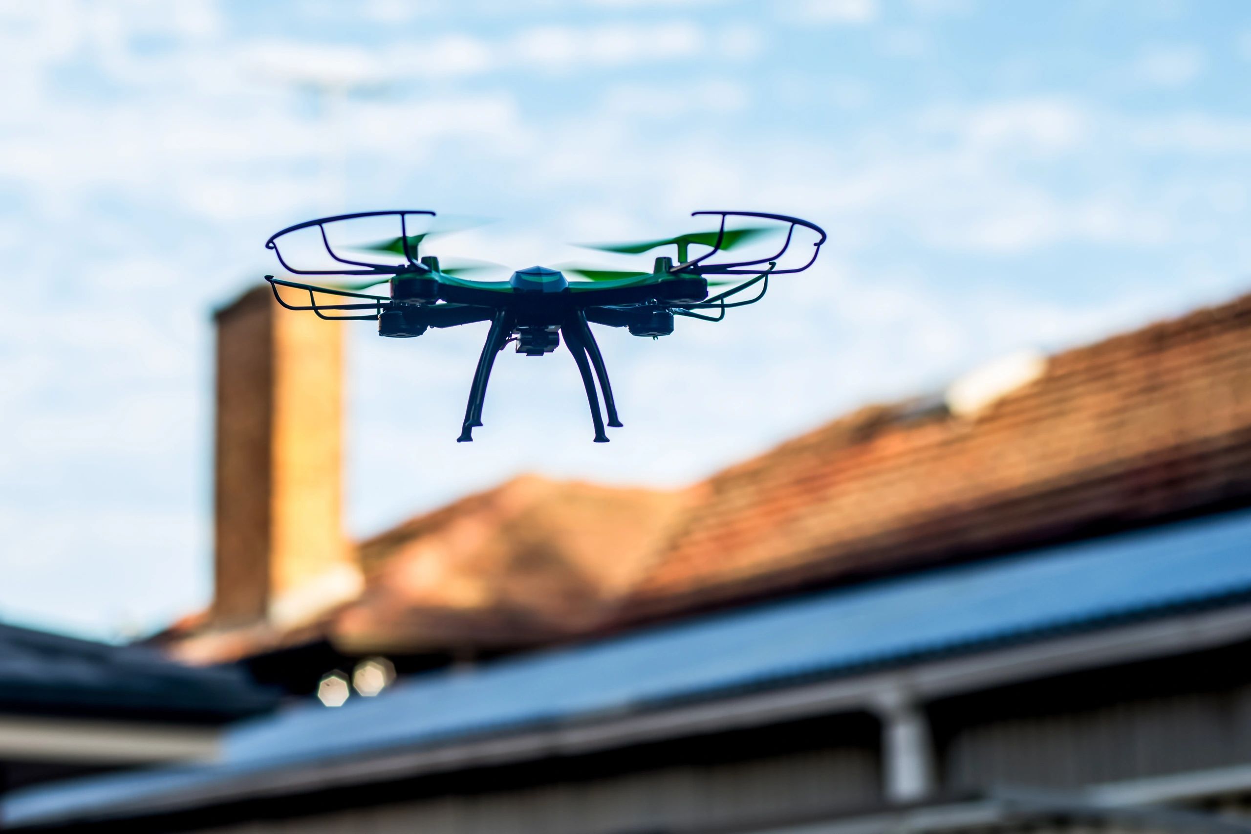 Roofing drone inspection 