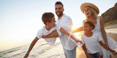 Family photo at Newport Beach — Orange County photographer