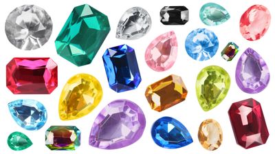 Coloured gemstones