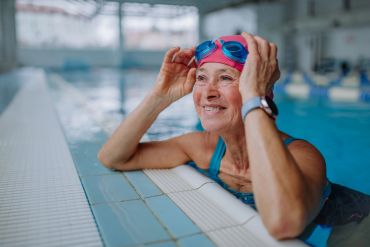 Senior Swimming Laps Goggle Swim Cap Competitive Swimming
