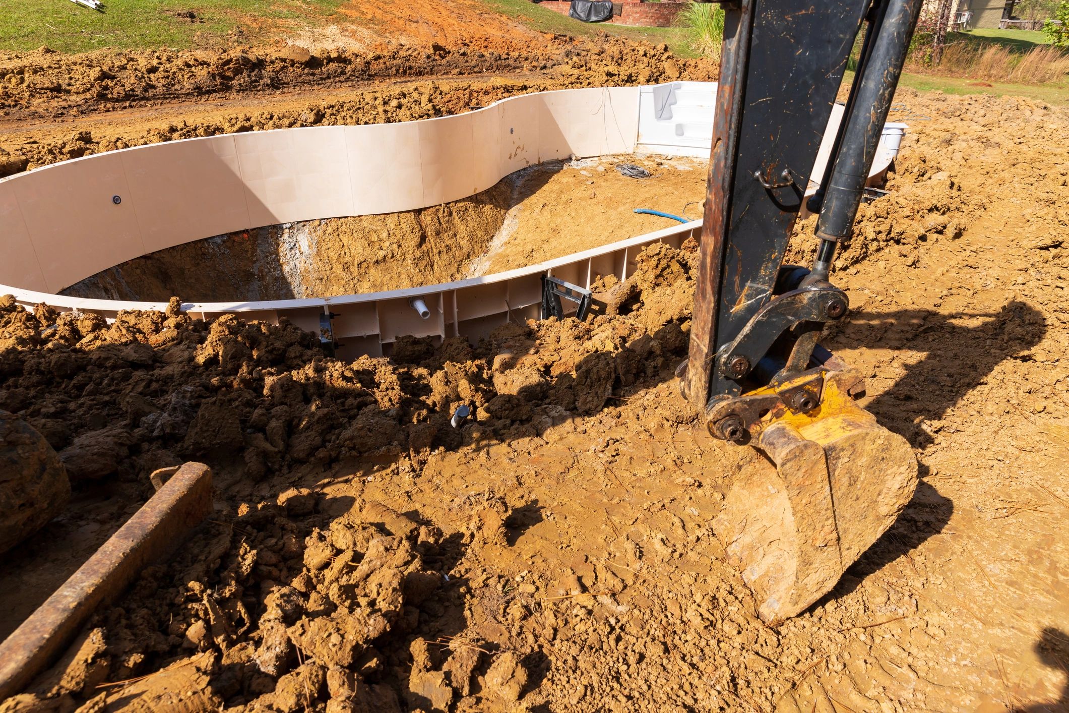 Pools & water feature excavation services in Birmingham, AL