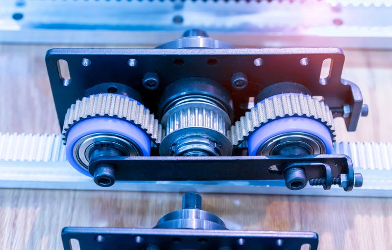 belt crawler casting industrial parts pulley