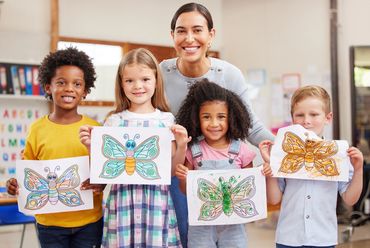 Arts and Crafts at Daycare