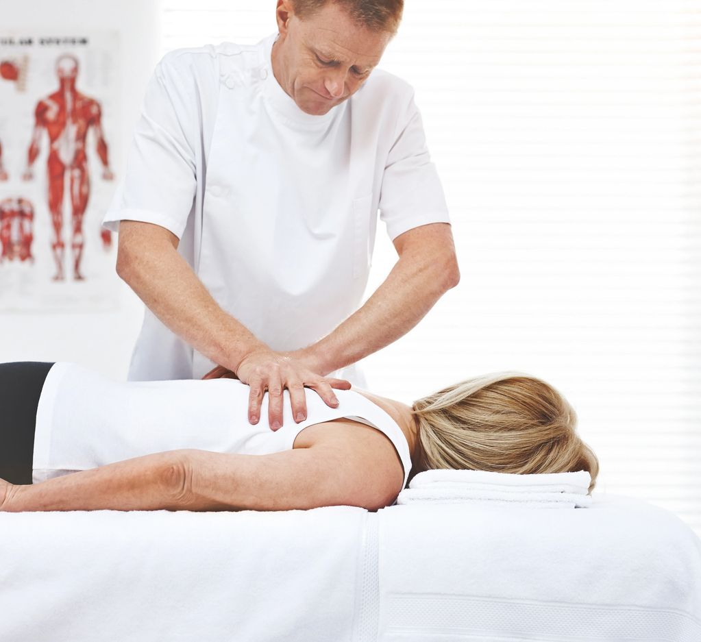 Chiropractic adjustment in action