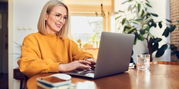 Woman on laptop