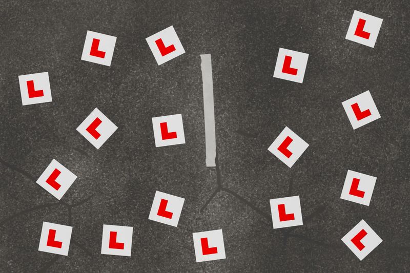 Learner Drivers L Plates, Learning to Drive in the United Kingdom