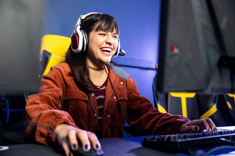 Young call center workers working in customer service