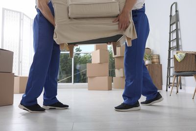 Guys hauling furniture - Dallas, TX
Furniture being removed - Junk It Out