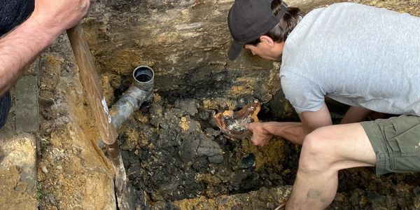 Tear out job by a plumber