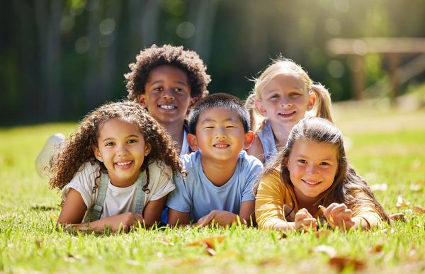 Children having fun.