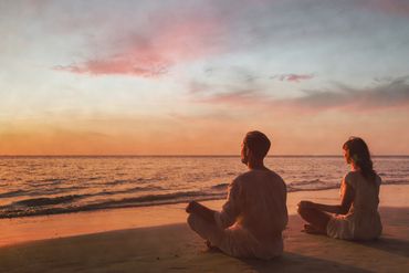 Meditation at the beach