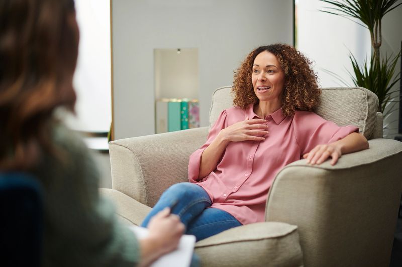 woman in therapy session