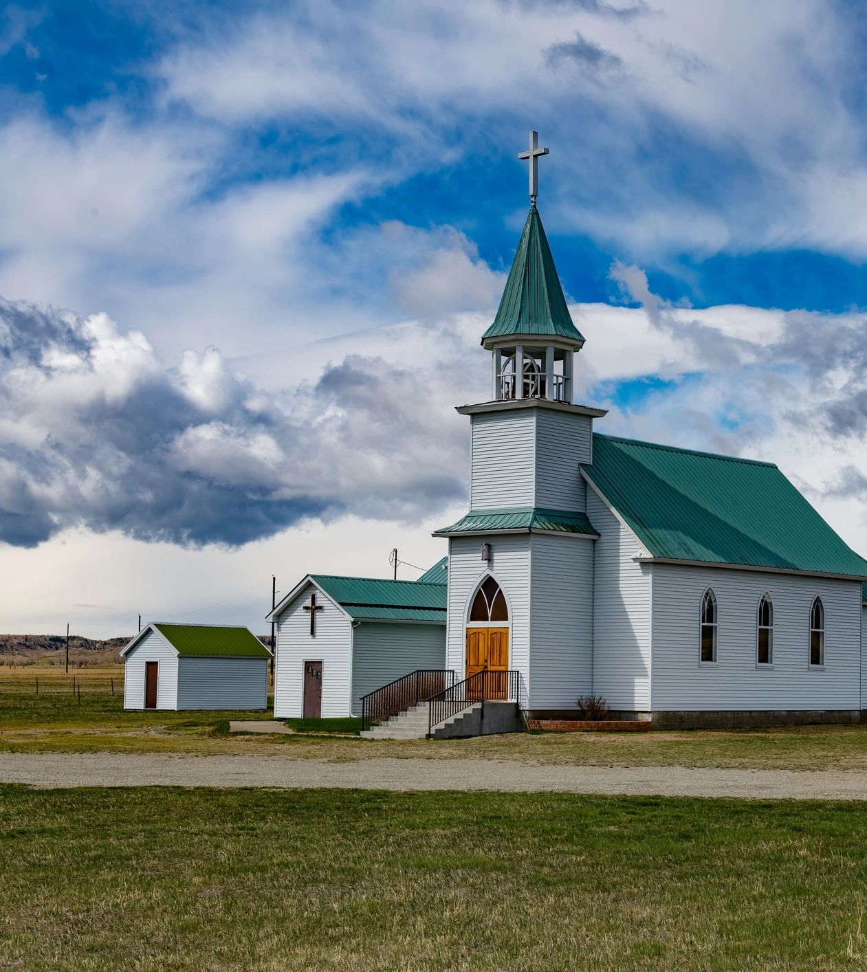Historic Zion Church from 1888 at Cow Creek