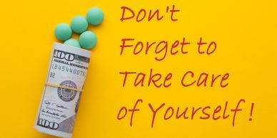 money, medication, self-aare