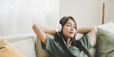 person enjoying bespoke meditations