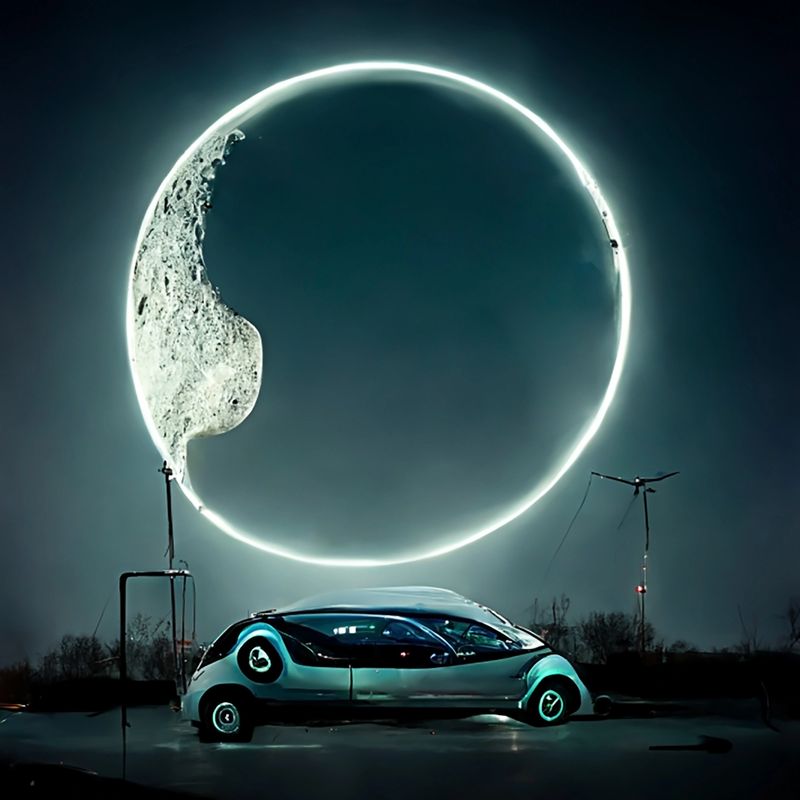 Autonomous Self Driving Driverless Vehicle Futuristic Technology