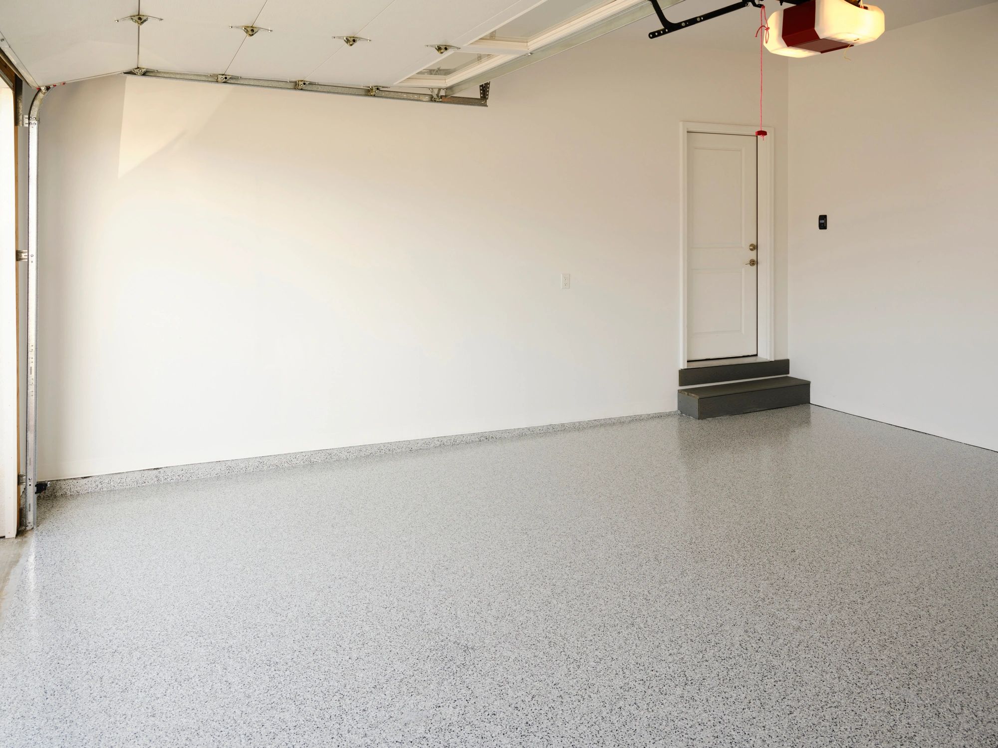 Freshly epoxy garagefloor 