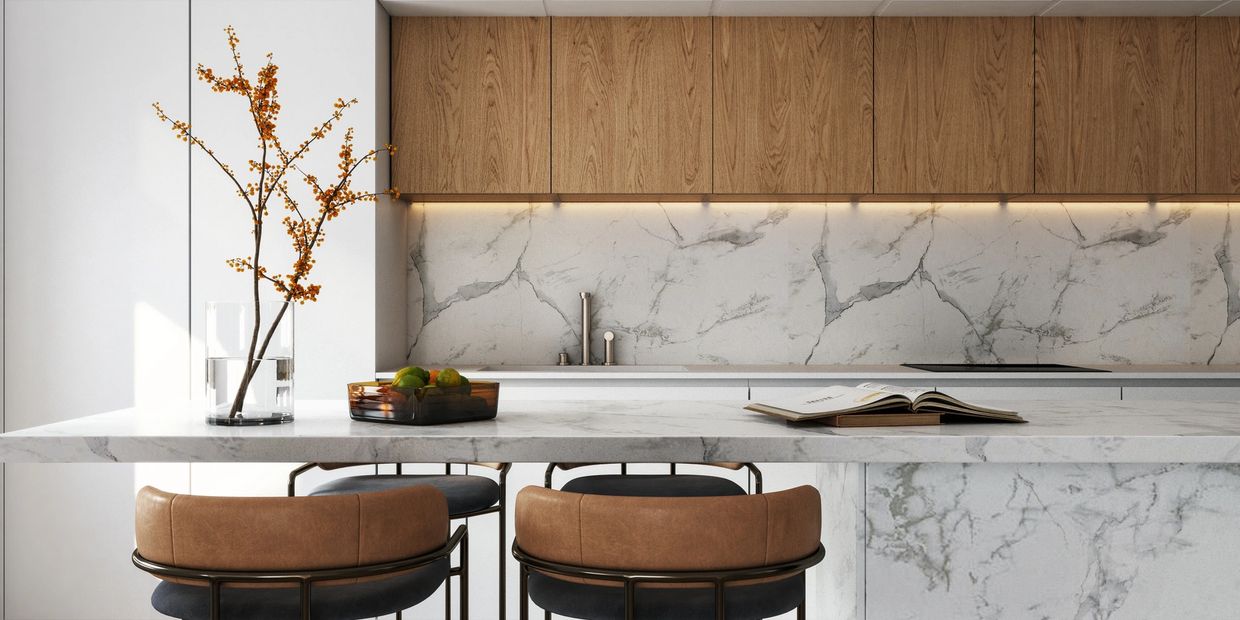 marble island splashback 