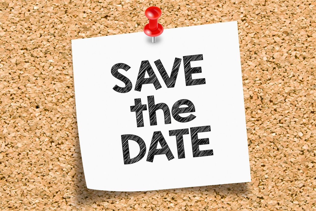 Save the date reminder for especially Event