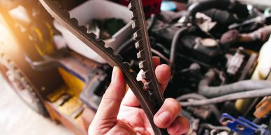 Timing belt and chain replacement service at Busy Boots Automotive in Las Vegas.