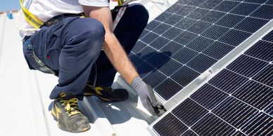Solar system panel installation