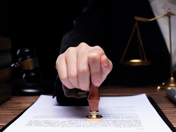 Notary document signing