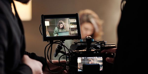 behind the scenes of a photo shoot for marketing content