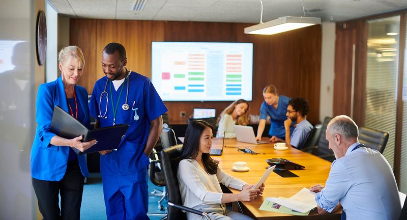 hospital team meeting