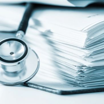 Medical records and legal forms requiring notary signature in North Carolina