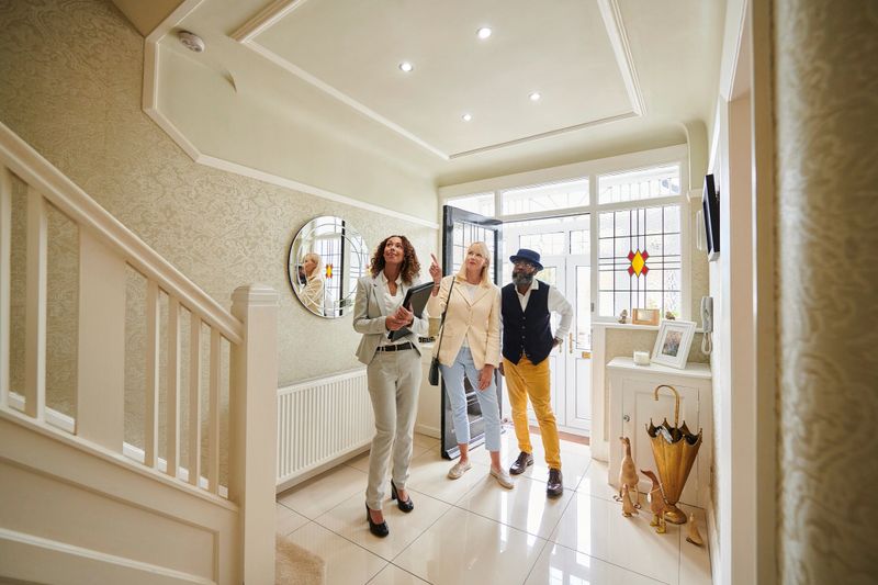 houseviewing senior couple