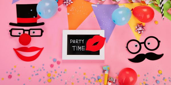 party entertainment photo booth and balloons