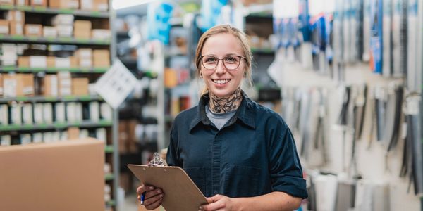 mechanics consulting auto parts warehouse