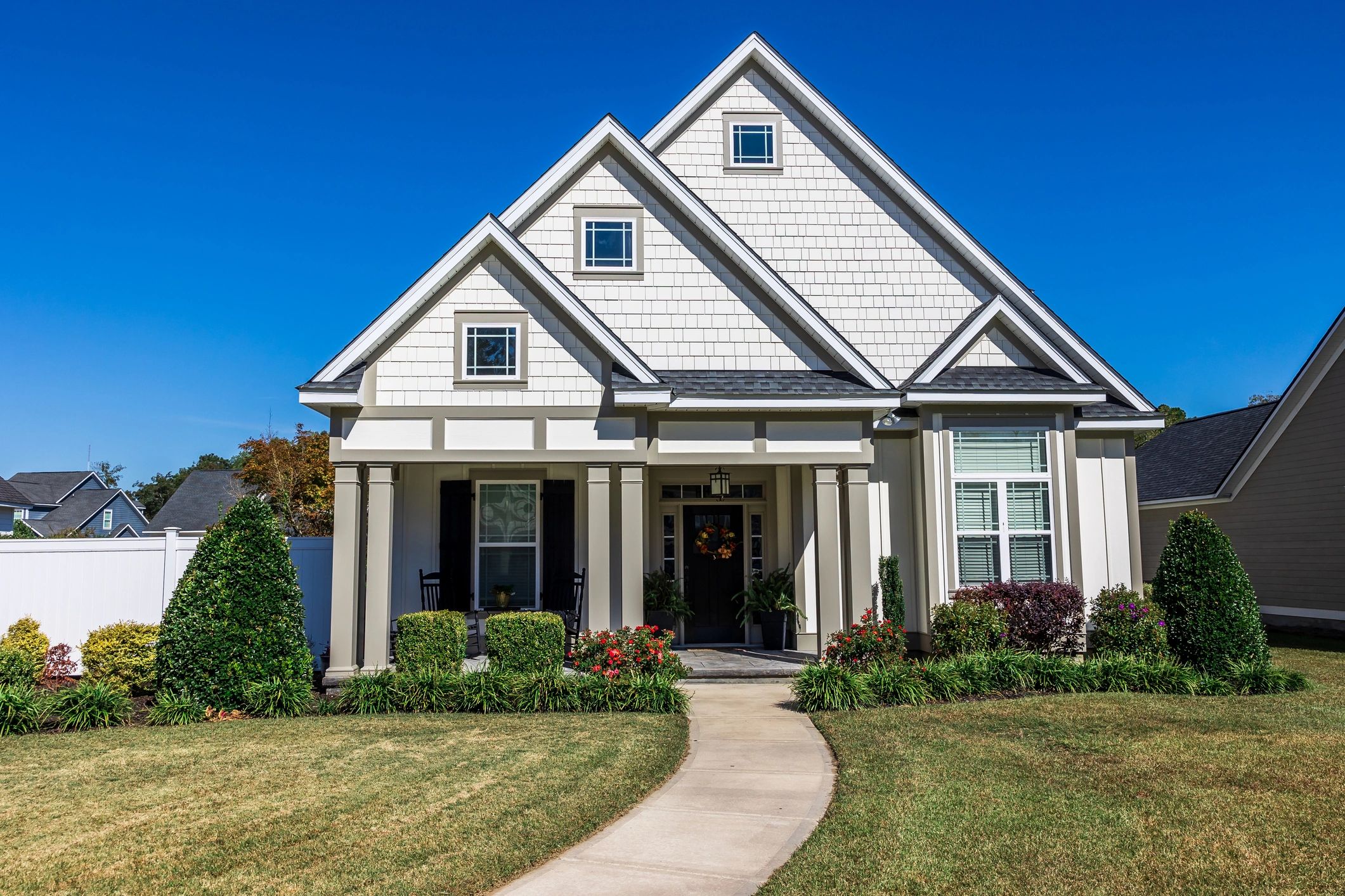 Well-maintained suburban home representing homeowners insurance protection.