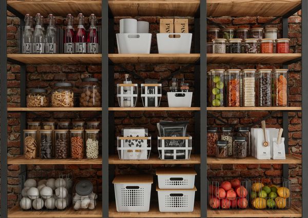 Pantry Styling example by Curated Calm 
