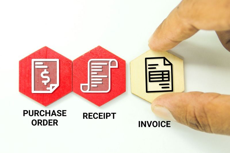 3 -Way Match For Accounts Payable. Business concept. proof of purchase or payment transaction Concept