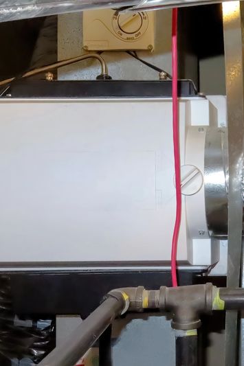 Humidifier and thermostat control in home