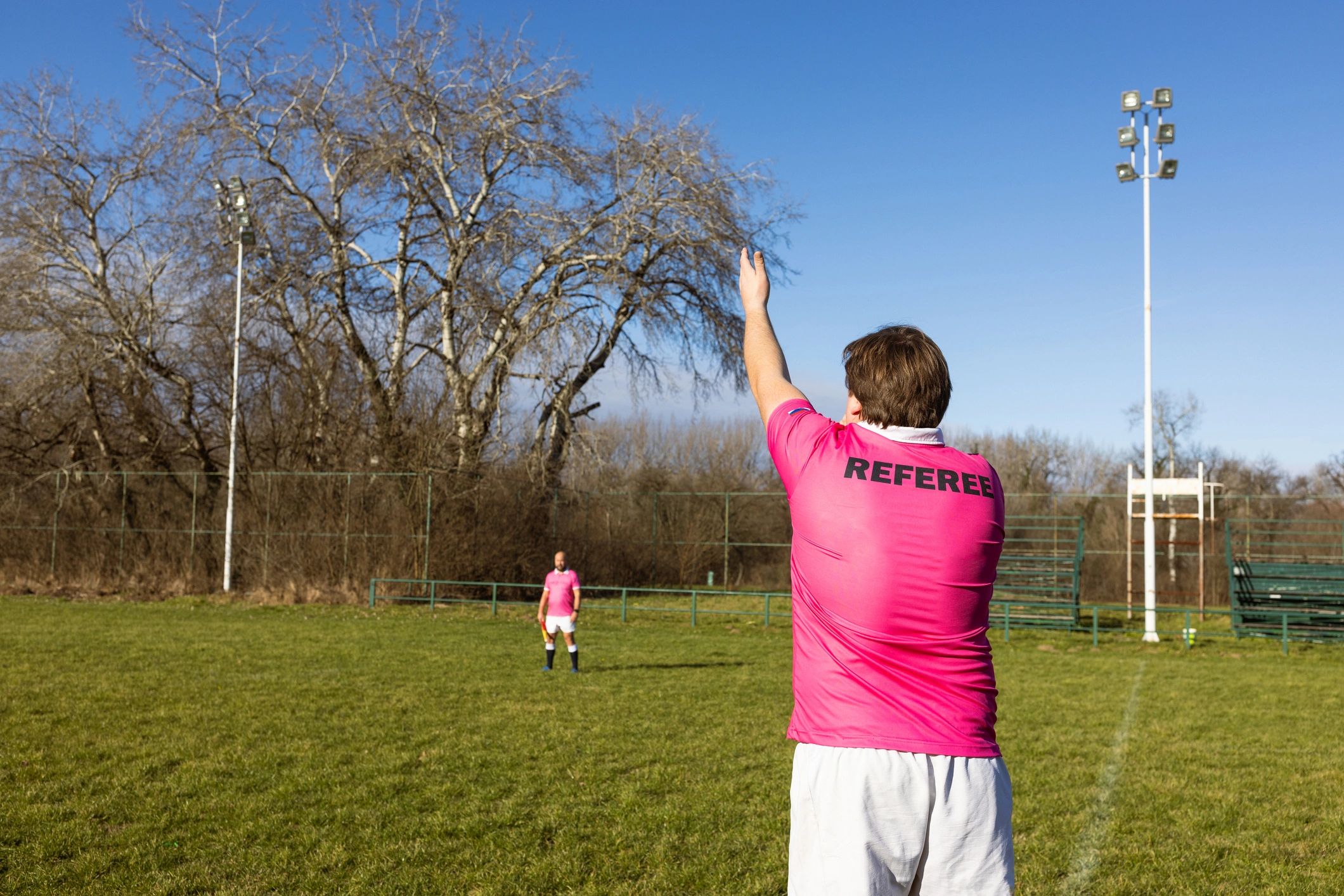 Refs on the Offside Line in Rugby Rucks
