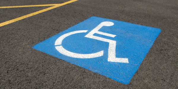 Handicap parking space 