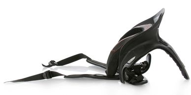 Side view of black Cowboy Collar