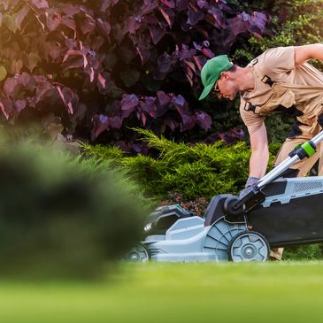 Lawn mowing in Victoria, BC.